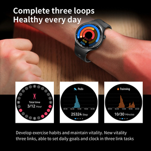 Vòng AI thông minh bằng giọng nói không dây sạc sức khỏe giám sát thể thao tập thể dục watch4 đồng hồ 4 Pro Đồng hồ thông minh Smartwatch - Product Image 5