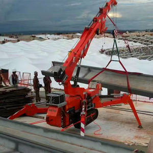 Grúa de araña personalizada Mini 3 Ton 5 Ton 10 Ton Spider Crawler Crane <span class=keywords><strong>EPA</strong></span> EURO5 Spider Crane Precio con cesta de hombre - Product Image 3