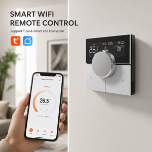 <span class=keywords><strong>Termostato</strong></span> Intelligente HY12 Tuya 16A per Riscaldamento a Pavimento Elettrico con Interruttore e Sensore Esterno - Product Image 3