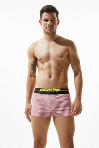 Shorts décontractés pour hommes pyjamas famille <span class=keywords><strong>culotte</strong></span> ample couleur unie à carreaux flèche pantalon hommes <span class=keywords><strong>culotte</strong></span> 100% respirant hommes Shorts - Product Image 2