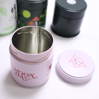 Boîte en métal laquée hermétique personnalisée pour thé matcha, qualité alimentaire, écologique, avec couvercle à vis, OEM/ODM, 20g 30g