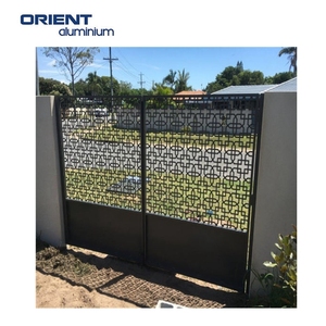 Séparateur coulissant de cloisons de séparation de patio découpées au laser, panneaux d'écran de patio découpés au laser pour l'extérieur - Product Image 3