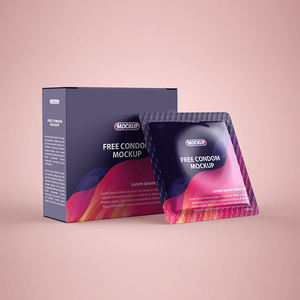 Kundenspezifisch Bedruckte Kleine Papierbox für Kondomverpackung Körperpflege Geschenk Hersteller Fabrik - Product Image 1