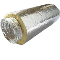 Connecteur de conduit flexible en aluminium isolé ISOKING avec installation facile pour CVC
