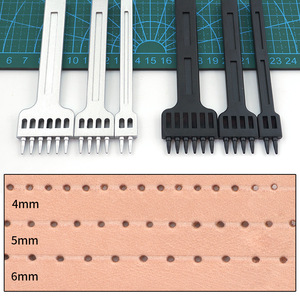 Ball Ball Pass Leather <b>Punch</b> Tool 4mm 5mm 6mm Round Hole <b>Punch</b> For DIY Leather Crafting - Product Image 1