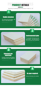 Contrachapado de calidad Blanco/Negro/<span class=keywords><strong>Madera</strong></span>/Tablero ignífugo en relieve - Product Image 2