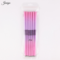 Lot de pinceaux de précision pour nail art, stylo de manucure pour gel UV avec anneau antidérapant
