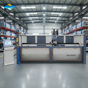Máquina de Perforación y Fresado CNC Automática para Procesamiento de Puertas y Ventanas de Aluminio, Máquina CNC para Perfiles de Aluminio - Product Image 1