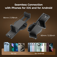 Moniteur sans fil pour téléphone Kit de vlog Télécommande Support de trépied MagSafe Batterie 1500mAh Compatible iPhone Android Moniteur vidéo