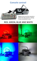 SHEHDS 1500W LED équipement d'effet de scène Machine à fumée Dmx 512 télécommande pour fête de mariage Disco Bar Concert discothèque DJ