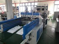 Machine de fabrication de sacs à provisions en plastique entièrement automatique à grande vitesse à quatre lignes Machine pour sacs à ordures en nylon Prix