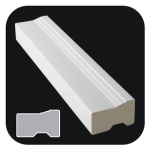 White Exterior/ Interior Vinyl <strong>Moulding</strong> Foamed <strong>PVC</strong> <strong>Moulding</strong> Door Trim Casing Base <strong>Moulding</strong> - Product Image 3