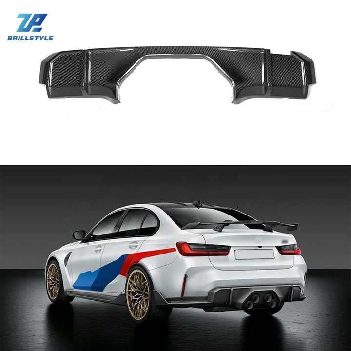 For BMW M3 G80 M4 G82 G83 M4 Rear Bumper Lip Spoiler Diffuser Dry ...