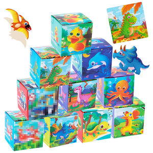 24 Pièces Puzzle Montessori Classique en Bois et Carton, Jouet Éducatif Précoce d'Initiation pour Bébés et Enfants, Idéal Filles et Garçons - Product Image 2