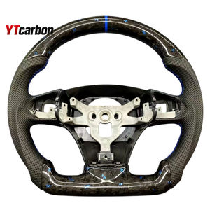 Volant de course personnalisé en fibre de carbone véritable YTcarbon pour <span class=keywords><strong>Megane</strong></span> <span class=keywords><strong>CC</strong></span> <span class=keywords><strong>GT</strong></span> RS MK1 95-04, accessoires intérieurs de voiture, pièces automobiles - Product Image 2