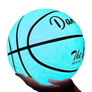 Basket-ball résistant à l'usure 7 # lumière rougeoyante lumineuse basket-ball lumineux PU antidérapant basket-ball lumineux - Product Image 1