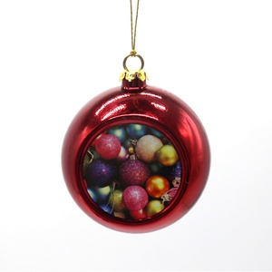 Adornos Navideños Personalizados con Transferencia de Calor, Juego de Bolas Decorativas de PVC Plástico - Product Image 4