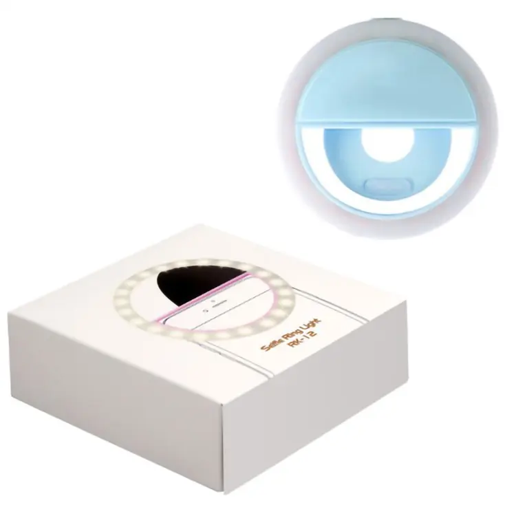 2021 Neuankömmling Wiederauf ladbare 3-stufige Helligkeit Make-up Handy LED Selfie Ring Licht