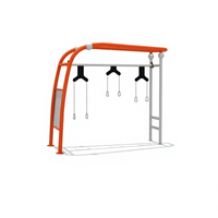 Equipo de Ejercicio al Aire Libre, Barra de Escalada de Acero Galvanizado, Estación de Entrenamiento Físico para Parques Públicos