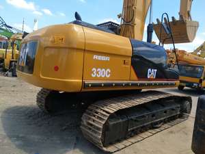 Excavadora de cadenas CAT 330C en buen estado, equipo de construcción usado, máquina hidráulica de excavación en venta - Product Image 3