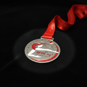 Medalla de Campeonato OEM con Logotipo Personalizado, Medalla de Baile de Metal con Efecto Brillante, Medalla de Esmalte para Patinaje Artístico, Gimnasia Latina, Medallas de Premio para Fiestas - Product Image 1