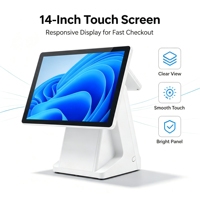 Système de point de vente tactile capacitif 15,6 pouces, processeurs Intel I3/I5/I7/Celeron, Windows 10, Wi-Fi 6, terminal de vente au détail fabriqué en Guangdong