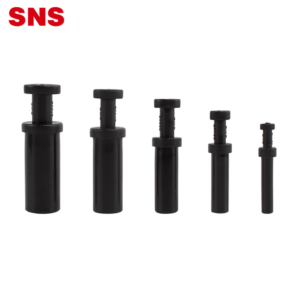 SNS SPP serisi tek dokunuşla pnömatik parçalar hava uydurma beş yönlü plastik boru bağlantı parçaları