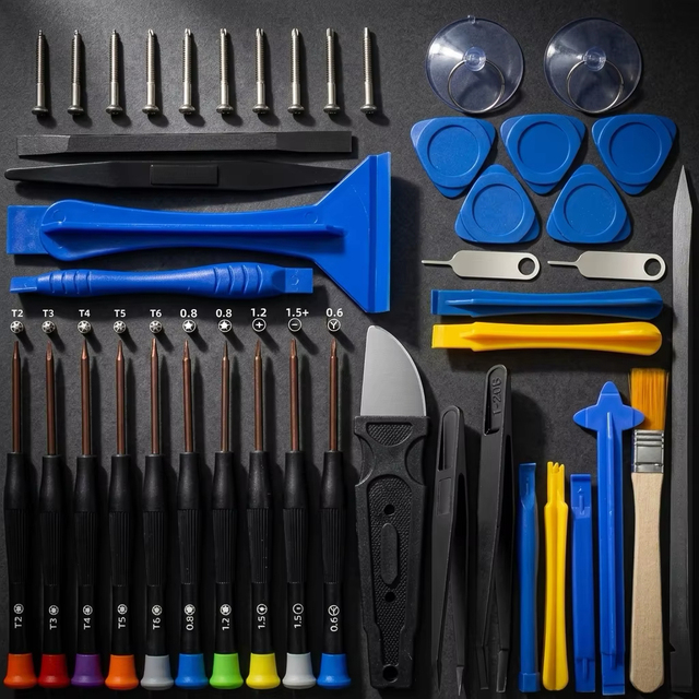 34pcs Industrial Plastic Multi-functional DIY OEM Phone Repair Tool Kit Magnetic Screwdriver Set for Mobile Device Disassembly