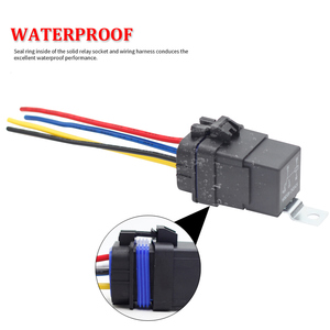 Relé Automotriz Resistente al Agua de 12V 40A, 14AWG SPDT de 5 Pines, Alto Rendimiento para Aplicaciones Automotrices - Product Image 3