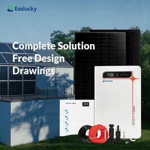 Sistema solar todo en uno de 20kW con almacenamiento de batería para casa comercial - Product Image 2