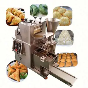 Pastelito grande máquina empanadas samosa fabricante de carne automática, máquina para fazer manequim de carne