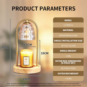 Vintage Laternenförmige Dimmbare Wachsschmelz-Wärmelampe, Individuelles Logo/Farbe, Aromatherapie Wohndekor - Product Image 3