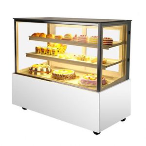 Réfrigérateur-<span class=keywords><strong>congélateur</strong></span> vitrine statique/refroidissement par air Rebirth <span class=keywords><strong>noir</strong></span>/blanc pour présentation de gâteaux, échantillon gratuit de vitrine-<span class=keywords><strong>congélateur</strong></span> pour gâteaux - Product Image 3