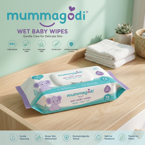 Toallitas húmedas para bebés Mummagodi, 72 unidades, extra suaves, no tejidas, para piel sensible - Product Image 4