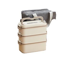 Boîte à lunch multi-couches de style japonais en acier inoxydable 304, emballage alimentaire à emporter, récipient alimentaire - Product Image 2