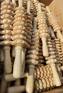 Kit de massage facial et corporel en bois avec logo personnalisé, outil de thérapie par le bois, rouleau de massage, drainage lymphatique, sculpture corporelle, ensemble de madérothérapie 16-en-1 - Product Image 5