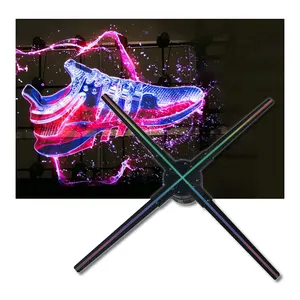 High Technology 3d holographic display led hologram projector fan 65 cm