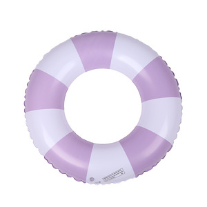Flotador de Piscina con Forma de Anillo, Diseño Retro a Rayas, <span class=keywords><strong>Inflable</strong></span> de PVC para Fiestas de Verano en la Playa, para Adultos y Niños - Product Image 5