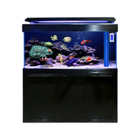 Aquarium avec pompes à eau 400L 1000L, rectangulaire, verre ultra-clair, luxe, filtre intelligent au fond, écran, aquarium pour poissons