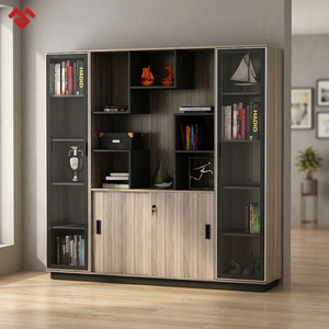 Muebles de Oficina Modernos, Archivador con Puerta Corredera y Almacenamiento para Oficina en Casa y Uso Escolar - Product Image 2