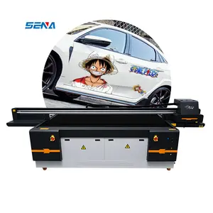 3D Waterproof Factory Supply Digital LED 2513 Large A0 UV Flatbed Printer For Metal Sign Road Plate Building Materials Printing