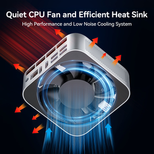 Mini <span class=keywords><strong>PC</strong></span> de jeu haute performance AMD Ryzen 7 8745HS <span class=keywords><strong>Wifi</strong></span> 6.0, 16 Go DDR5, 1 To SSD, <span class=keywords><strong>PC</strong></span> de bureau <span class=keywords><strong>portable</strong></span> pour Windows 11 Pro - Product Image 4