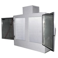 Congélateur Vitrine Vertical Personnalisable à 2 Portes en Verre avec Refroidissement par Ventilation pour Intérieur – Fabricant