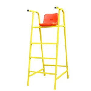 Sedia Portatile e Resistente <span class=keywords><strong>per</strong></span> Arbitri di <span class=keywords><strong>Badminton</strong></span> e Pallavolo, in Tubo d'Acciaio Rotondo Giallo, <span class=keywords><strong>per</strong></span> Palle di Piuma d'Oca - Product Image 4