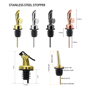 Empty100ml 200ml 375ml 500ml 750ml 1L 마라스카 벌크 올리브 오일 유리 병 드레싱 소스 용 나무 코르크 병 - Product Image 6