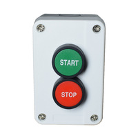 Boîtier de commande étanche XAL à bouton-poussoir, 22 mm IP40, pour démarrage/arrêt, montée/démission et commande d'urgence pour machines industrielles