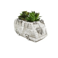 Designs populaires en Europe, moules en béton en forme de voiture, pot de fleur, vente en gros, pots de jardinière de haute qualité