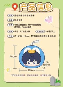 LM 100% Authentique Série de figurines en peluche animales Boîte mystère Poupée Blue Prison Échelle 1/6 12 ans et plus - Product Image 5