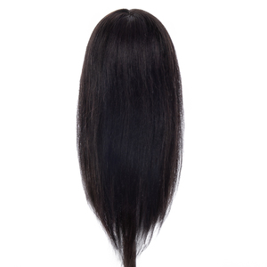 Cabeza <span class=keywords><strong>de</strong></span> Maniquí Femenina con Cabello 100% Humano para Prácticas <span class=keywords><strong>de</strong></span> Peinado y <span class=keywords><strong>Peluquería</strong></span>, Maniquí <span class=keywords><strong>de</strong></span> Cosmetología para Estilistas - Product Image 4