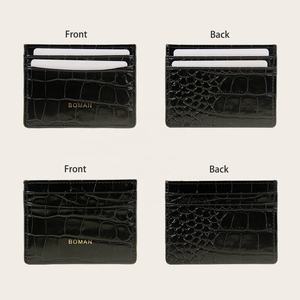 Кошелек из коровьей кожи с рисунком крокодила - Product Image 1